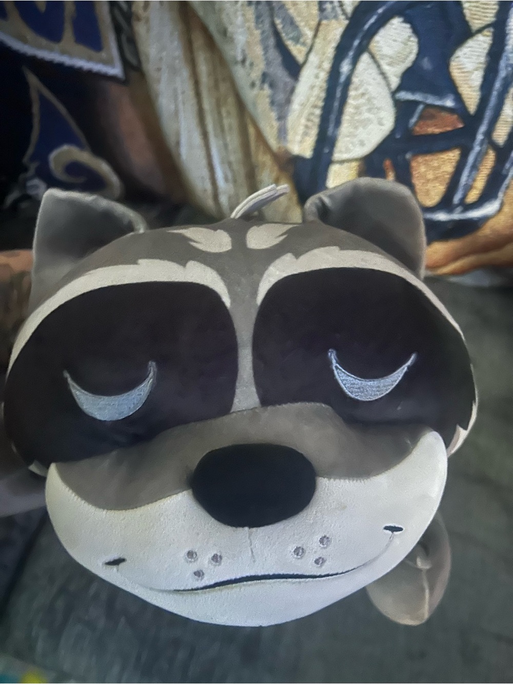 Marvel Gray and Black Raccoon Plush Kids Accessory